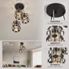 Modern and simple household chandeliers for living rooms, bedrooms and dining rooms, creative and personalized lighting fixtures, warm and bright Specification image